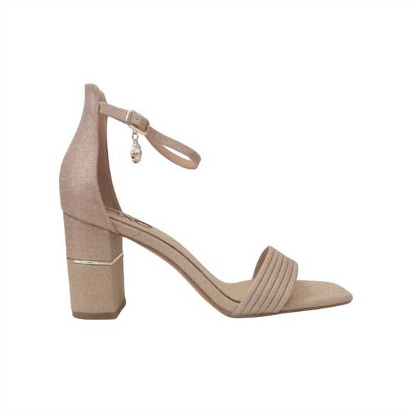 NEW EXE women\'s helen heeled sandal in light gold